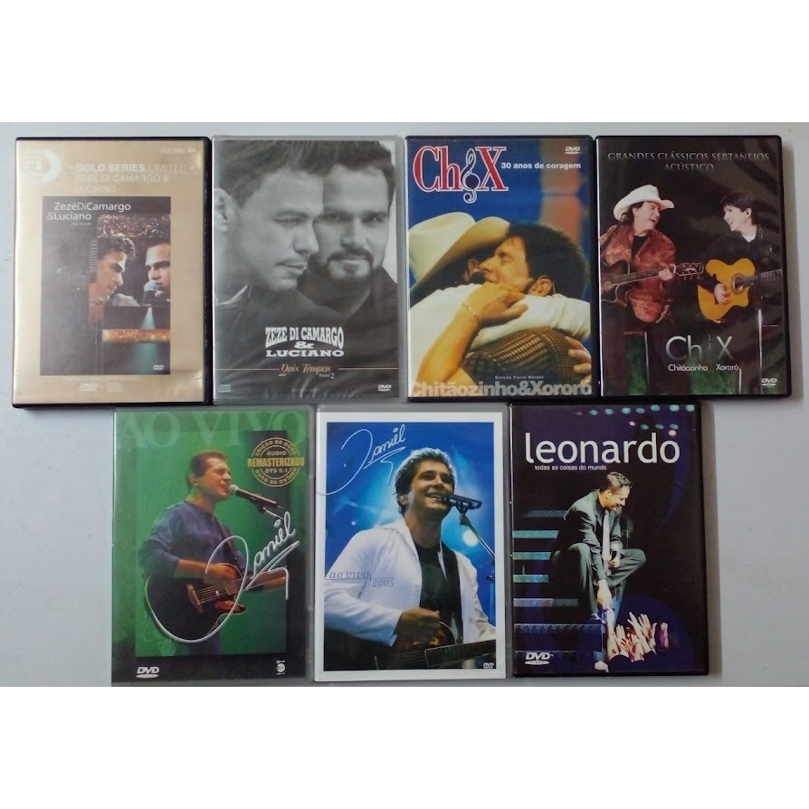 DVD Zezé Di Camargo & luciano Chitãozinho & Xororó Daniel Leonardo