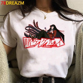 Camiseta Feminina Anime Kakegurui Yumeko Kirari Saotome Unissex