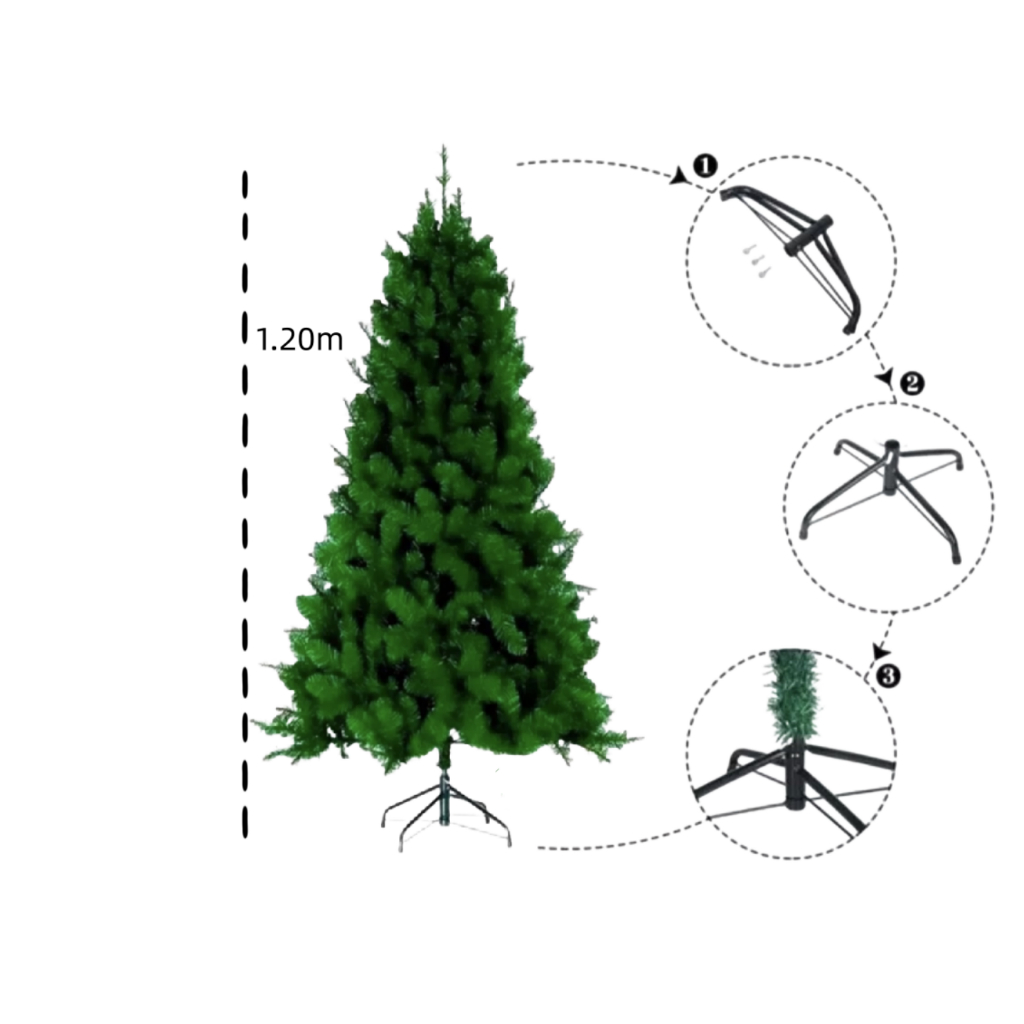 Árvore De Natal Windy Peak Verde 180cm