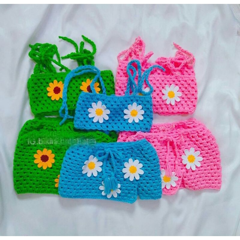 Saia infantil hot sale croche