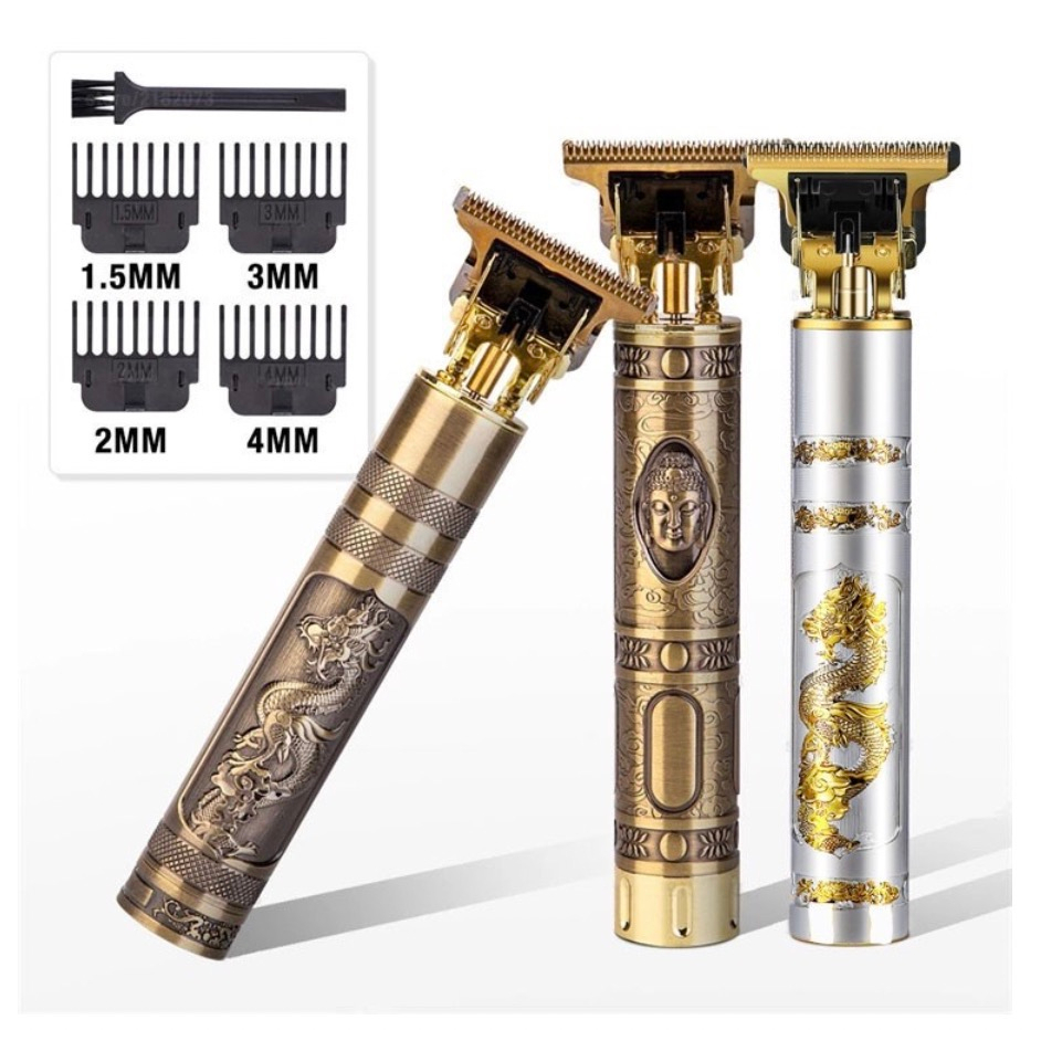 Máquina De Cortar Cabelo Para Barba Masculina Designer Aleatório Elétrico Profissional