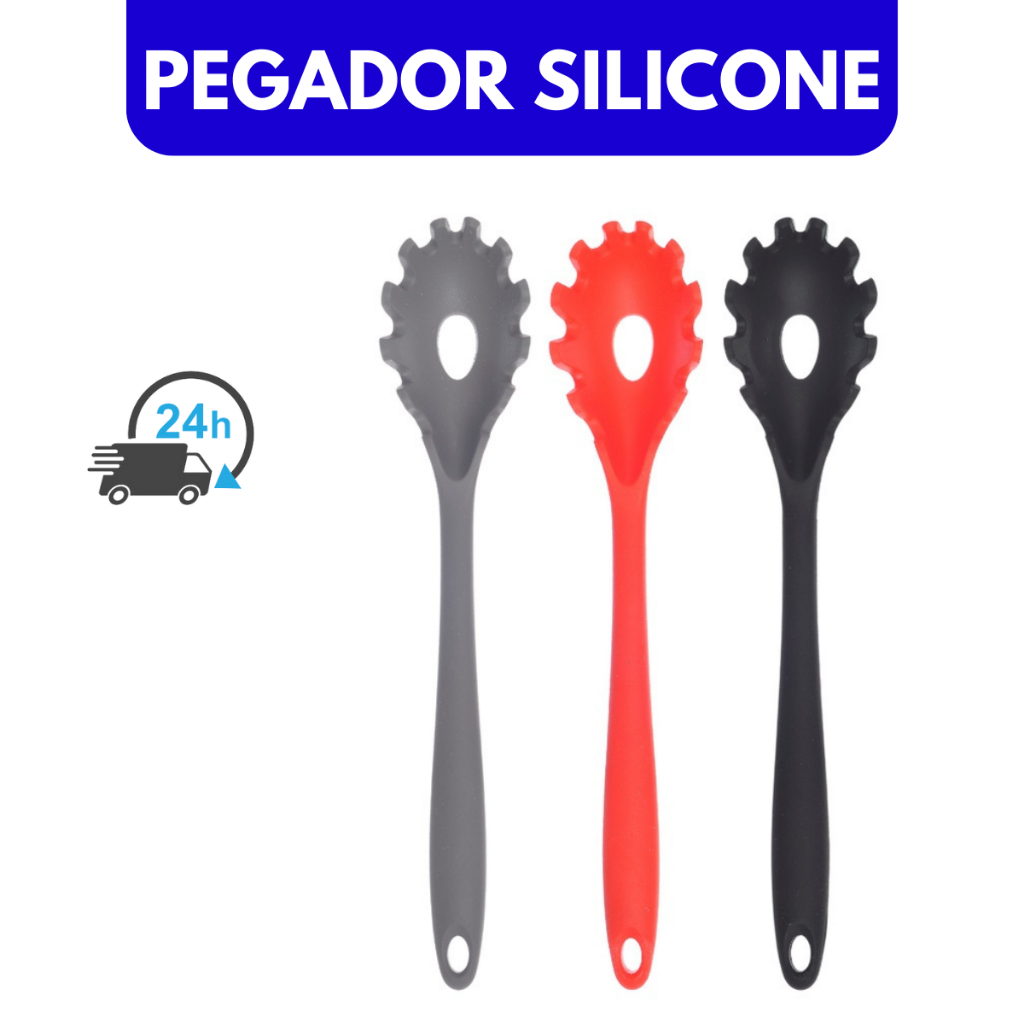 Pegador de Silicone Para Macarrão Grande Cozinha Utensilio