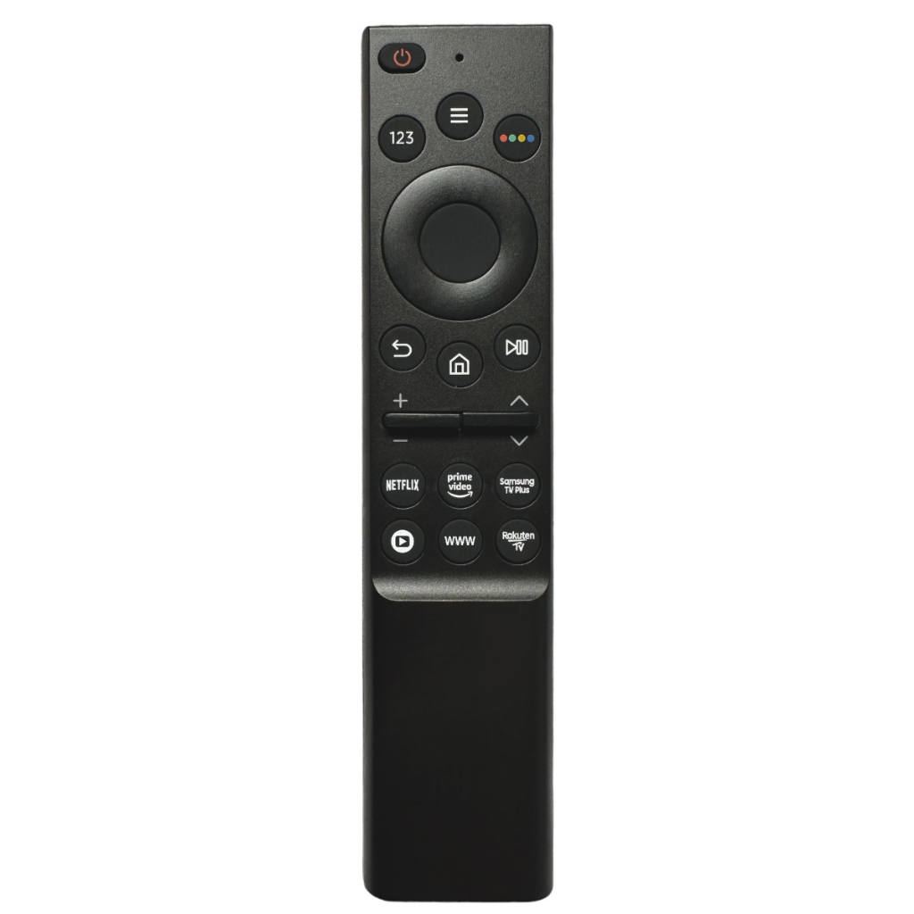 Controle Tv Samsung Netflix Prime Voice BN59-01357A Para Com TVs De Células Solares Preta rmcsp1ep1 qe43ls03aau