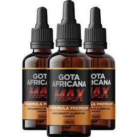3 frascos GOTA AFRICANA MAX envio rapido