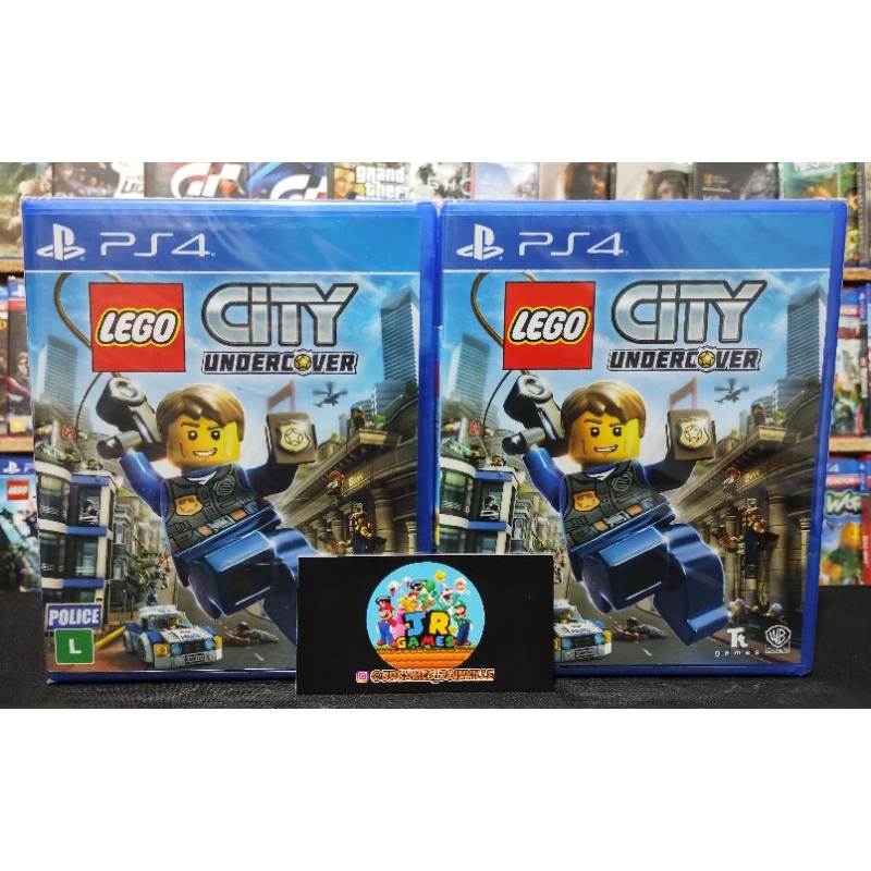 Jogo LEGO City Undercover - Video Game - PS4 Mídia Física - JP