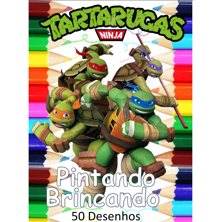 30 Desenhos das Tartarugas Ninja para Pintar/Colorir  Tartaruga ninja para  colorir, Tartarugas ninjas desenho, Páginas para colorir