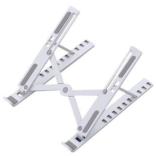 KIT 2 Suporte Apoio De Notebook Laptop Compacto Articulado Home Office / Suporte Notebook / Porta Notebook Preto