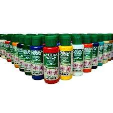 Kit 12 Tintas Acrílica Fosca 60 Ml Acrilex