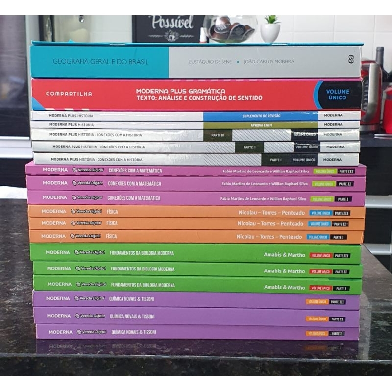 Kit Pré-Vestibular de Medicina Completo Editoras Moderna e Plural ...