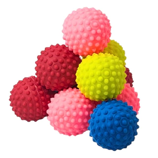 Kit 60 Bolinha Cravo Fisioterapia Anti Stress Mão Bola Pet Exercitadora