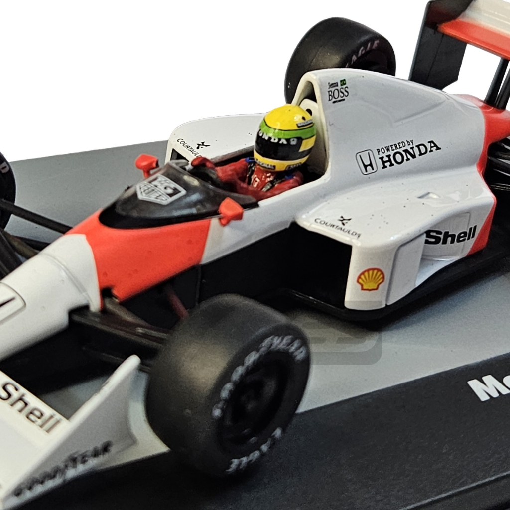 Miniatura McLaren Honda MP4/5 Ayrton Senna 1989 1/43 Miniatura McLaren Honda MP4/5 Ayrton Senna 1989 1/43