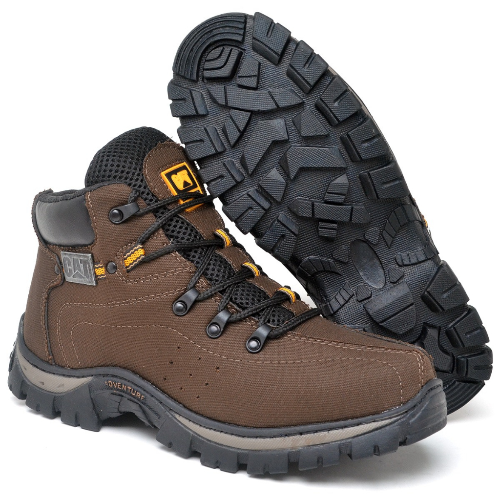 Bota Caterpillar Adventure Masculino/Feminino Couro Liso Cat 303365