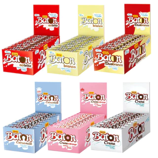 Chocolate Baton Garoto 16g Diversos Sabores Display C/30 Unidades