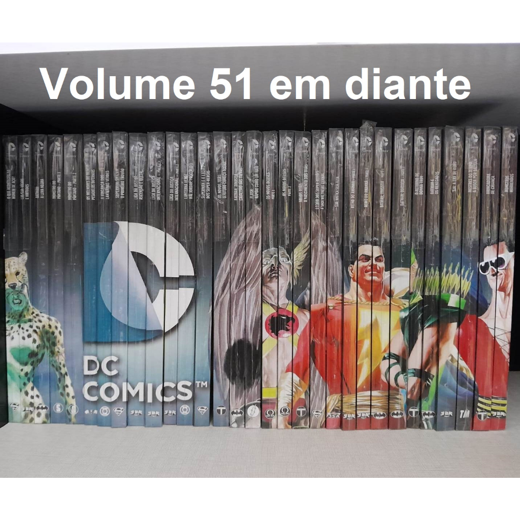 HQs Eaglemoss - DC Comics Graphic Novels Capa Dura - Vol 51 em diante