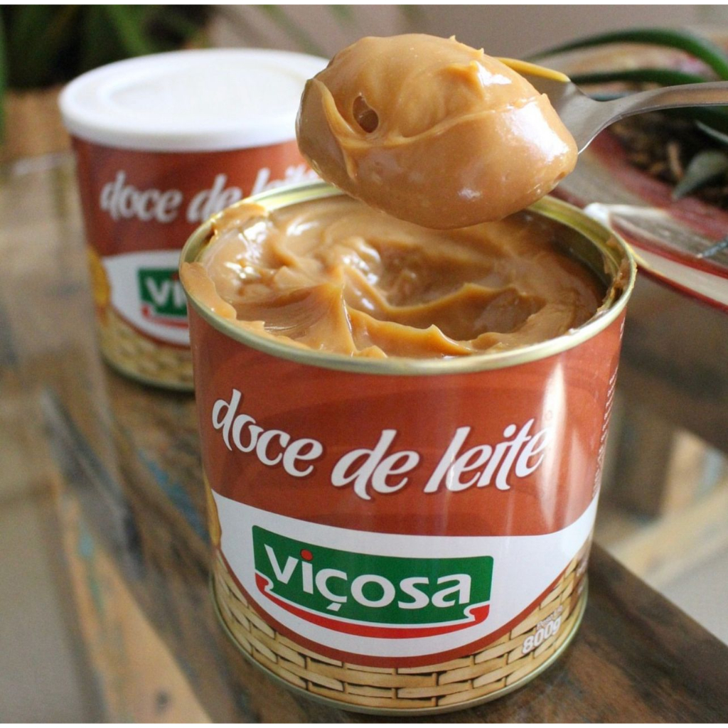 DOCE DE LEITE VIÇOSA LATA GRANDE 800G- O MELHOR DOCE DO BRASIL | Shopee ...