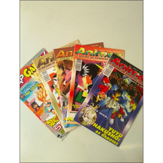 Kit 5 Revistas: 4 AnimeDo & 1 Zap Games (Novos) Yu-Gi-Oh! / Cavaleiros do  Zodíaco / Dragon Ball / Inu Yasha / Naruto