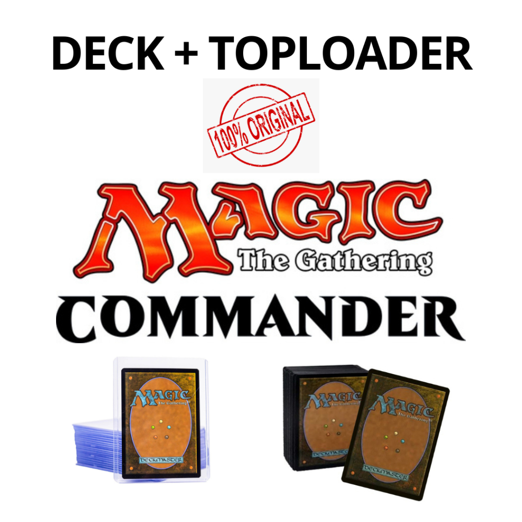 Deck Magic Commander com Toploader