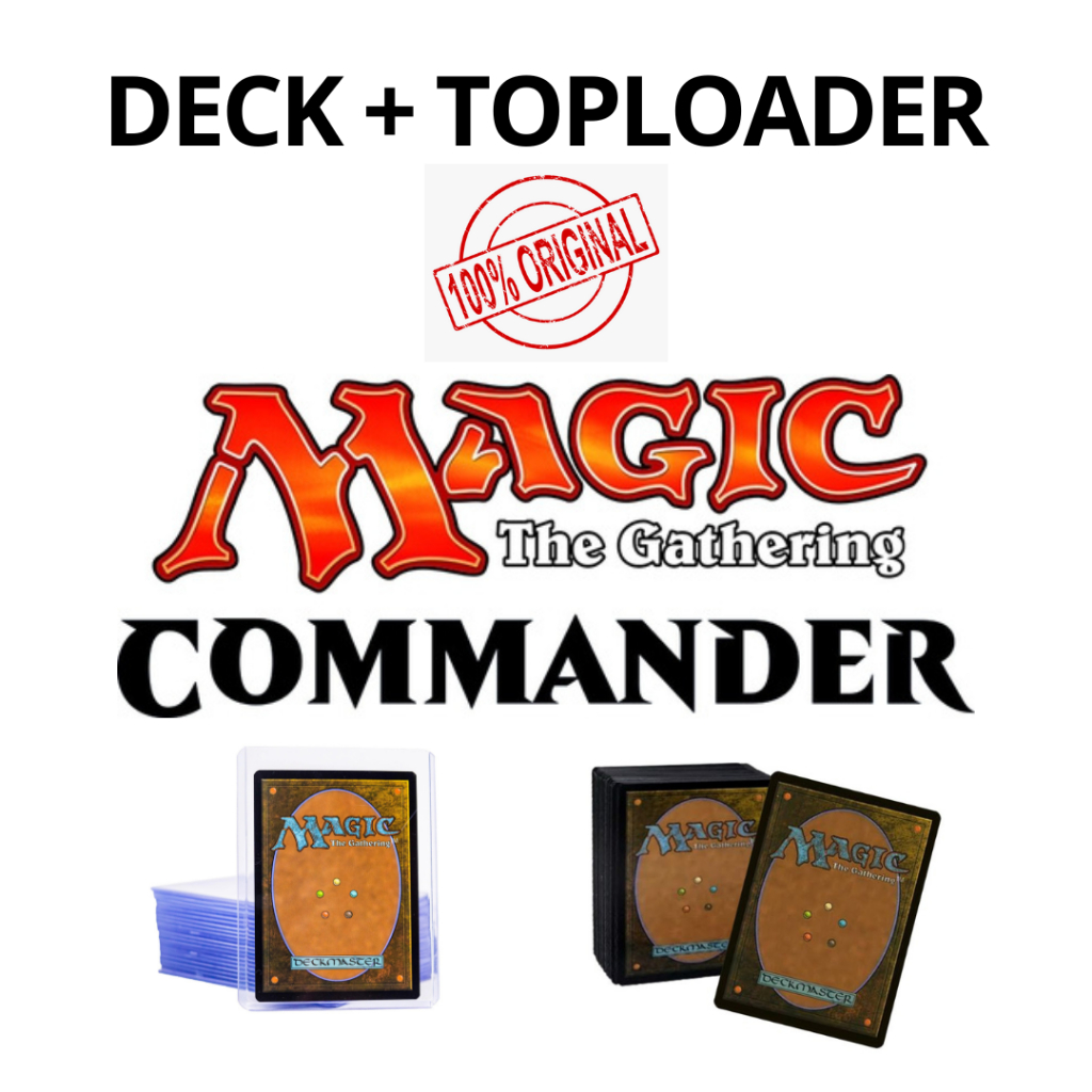 Deck Magic Commander com Toploader | Shopee Brasil