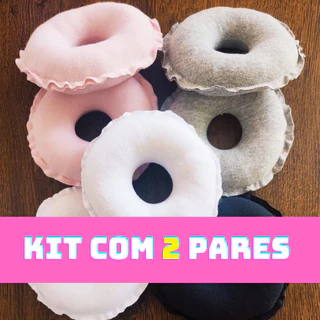 Kit com 2 pares de rosquinha de amamentação