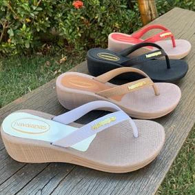 Sandália Feminina Havaianas Anatômica Ortopédica Leve Confortável Tamanco Macio Para Seus Pés Envio
