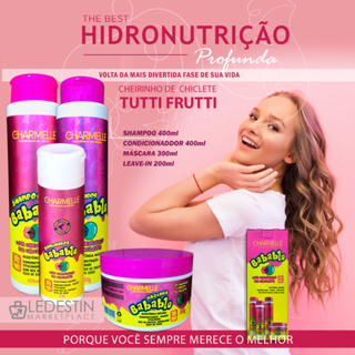 KIT CAPILAR BABABLU - 4 ITENS CHARMELLE - TuTTI FUTTI