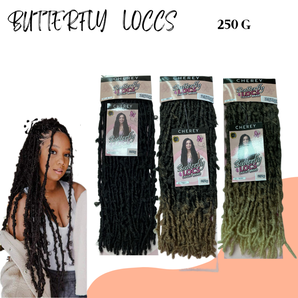 Butterfly Crochet Hair Crochet Braids Goddess Pre Looped Bob Locs Pre-Twist  Braid Hair Extensions