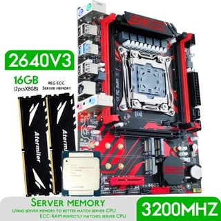 kit Gamer Placa Mãe x99 / Xeon E5 2640 v3 / 16gb Memória DDR4 3200mhz