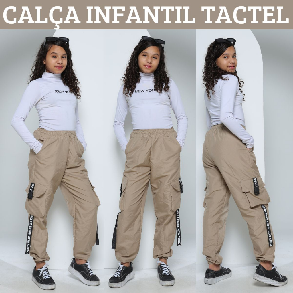 Calca cargo hot sale infantil