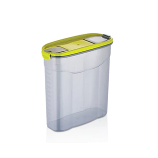 6 Potes Easy Lock Com travas Organizador de Dispensa Lavanderia Ótimo para Cereais/Mantimentos 3 ou 4 Litros
