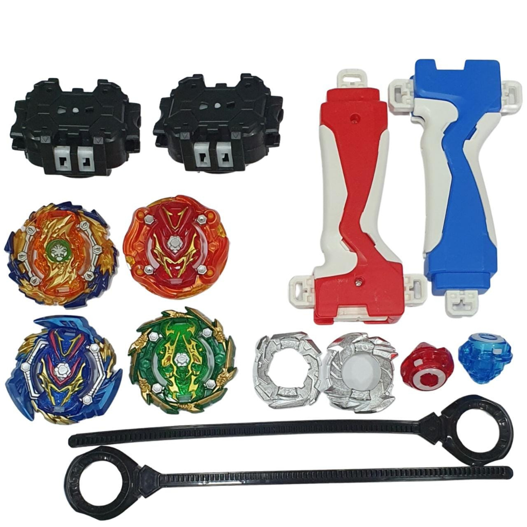 Beyblade Ferro Original Barato Rapidity 2 Pontas S Lançador