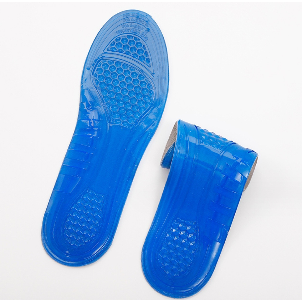 Par De Palmilha Silicone Gel Ortopédica Anti Impacto Facilite Plantar Dores Nos Pés Confortável Promoção