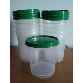 Kit Com 15 Potes De Requeijão Vazio - 500ml Para Artesanato