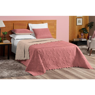 Cobre Leito 03Pçs Dupla Face Liso Vinho King 100% Poliéster Promoção Matelado Ultrassônico