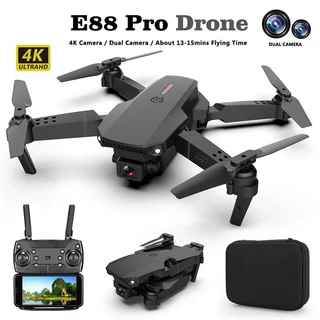 Drone Profissional E88 Pro Com Câmera 4k E controle com Suporte Para Celular