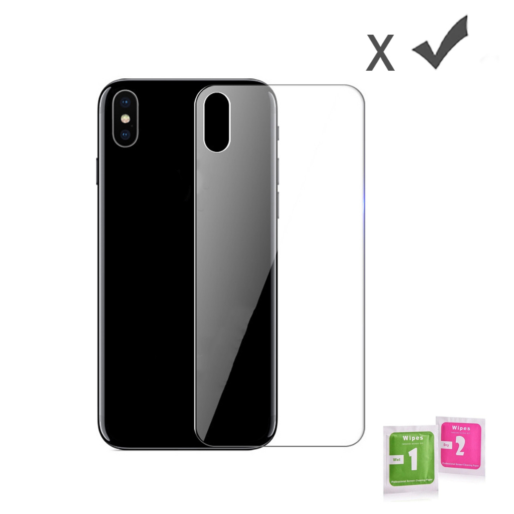 Película Traseira Gel Flexível Transparente Para iPhone X Proteção Confidencial