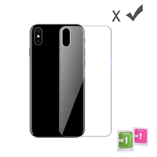 Película Traseira Gel Flexível Transparente Para iPhone X Proteção Confidencial