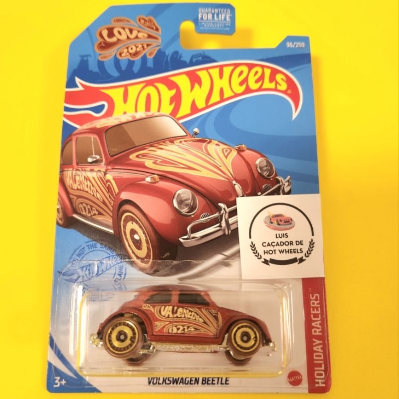 Hot Wheels 1/64 - Volkswagen Coccinelle Valentine 2021 - Édition Limitée #4/5 - Neuf