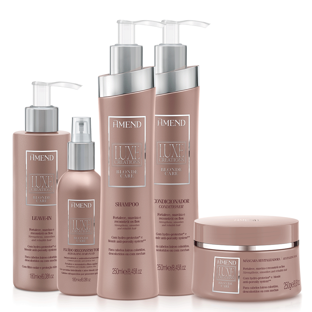 Linha Completa Amend Luxe Creations Blonde Care