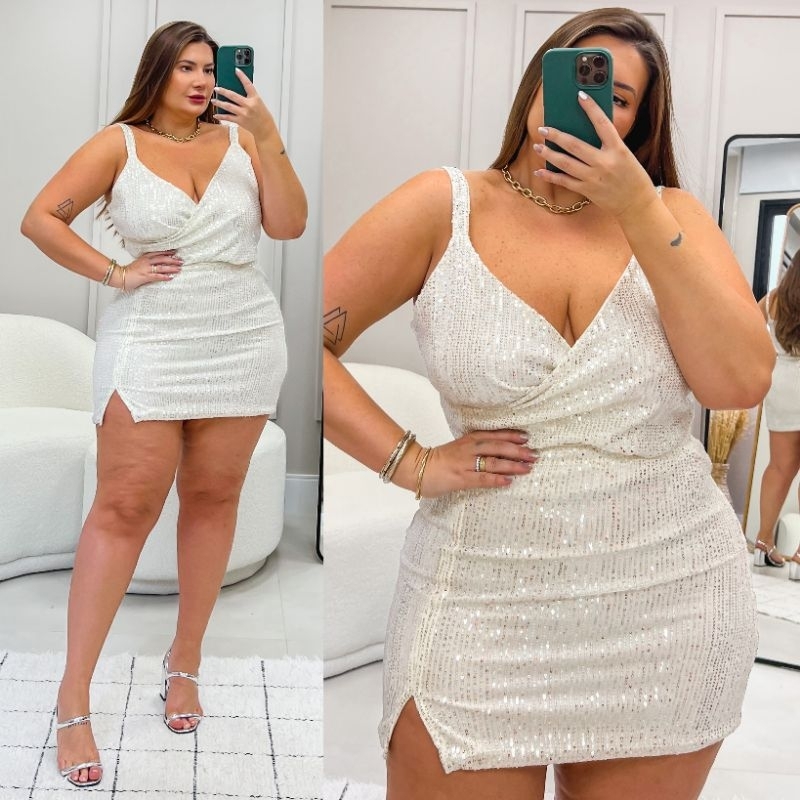 Saia de paete plus size moda feminina pronta entrega envio rapido