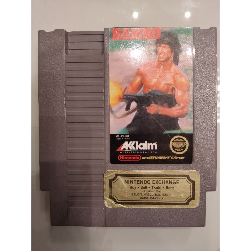 Rambo original Nintendo 8 bits Nintendinho nes | Shopee Brasil