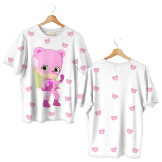 Camiseta dos Aventureiros Azul, Rosa, Roxo, Amarelo, Vermelho Luccas Neto