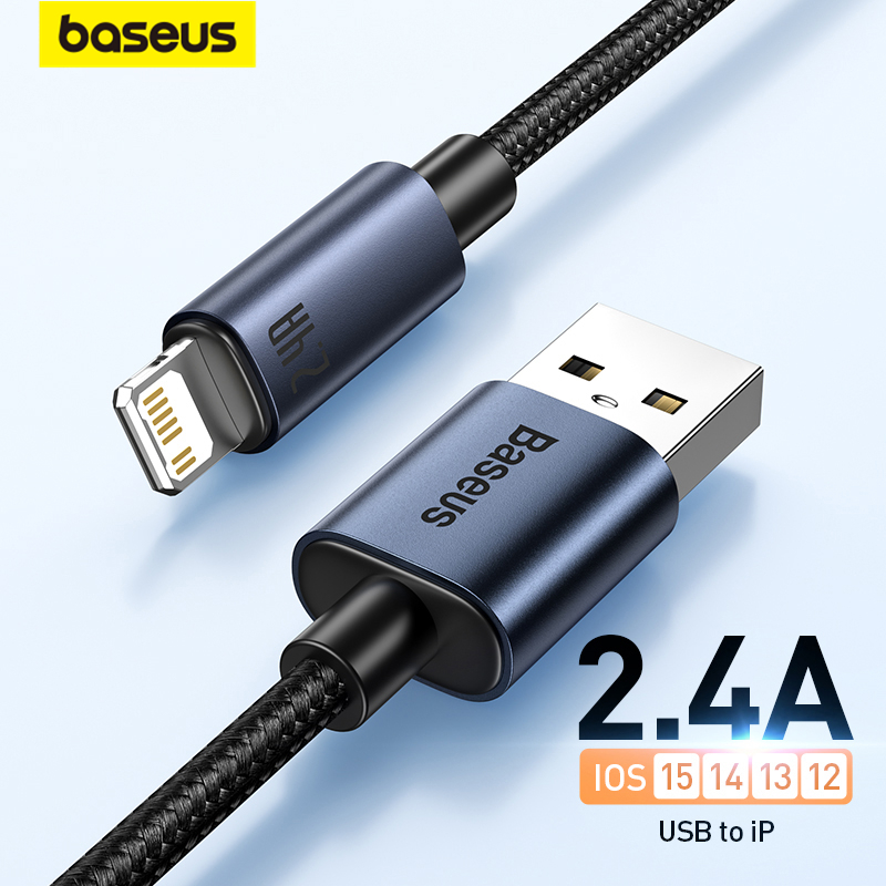 Cabo Usb para Lightning para Iphone Baseus / Toocki 2.4A 1 ou 2 Metros