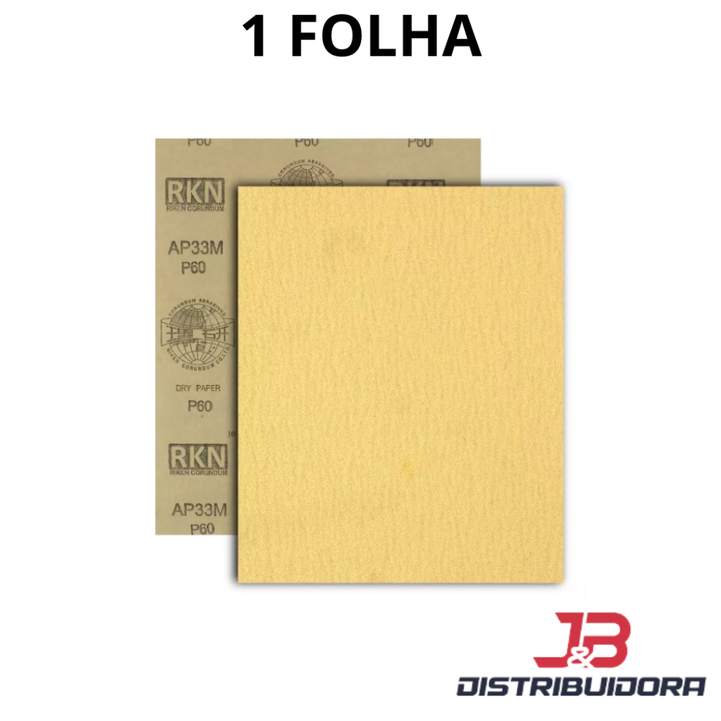 FOLHA DE LIXA AP33 RIKKEN - GRÃO: 80,220,320,400,600,800 (1 unidade ...