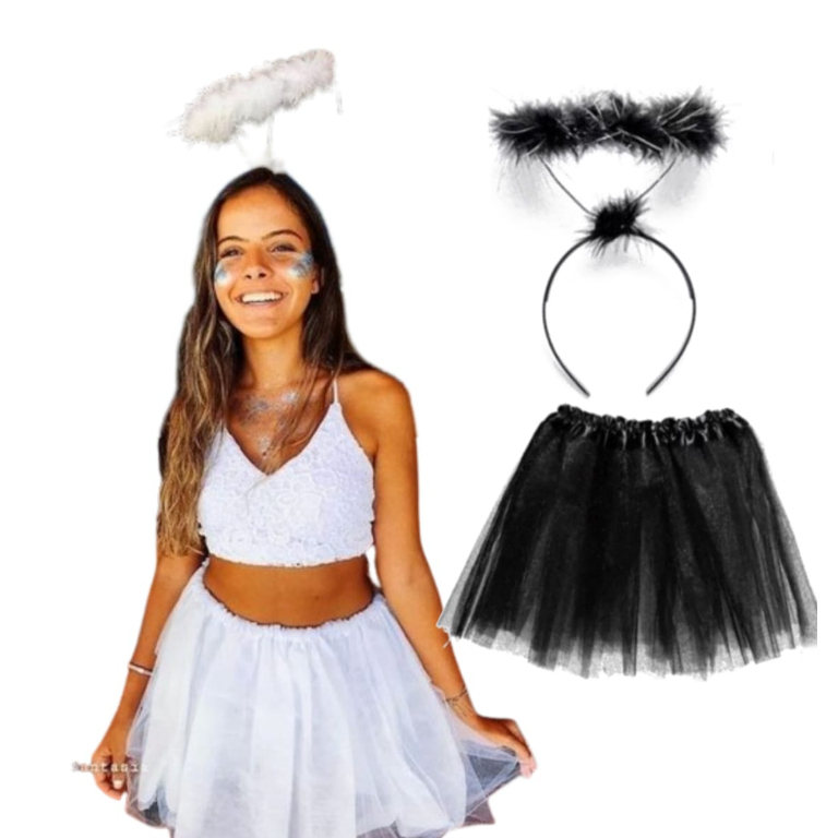 Fantasia carnaval best sale saia de tule