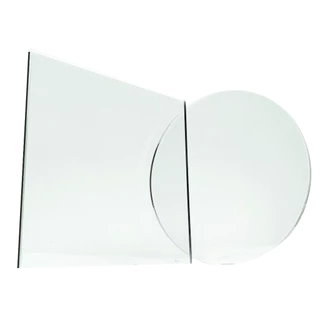 Chapa De Acrílico Cristal P/laser 50 Cm X 50 Cm 2mm Redonda