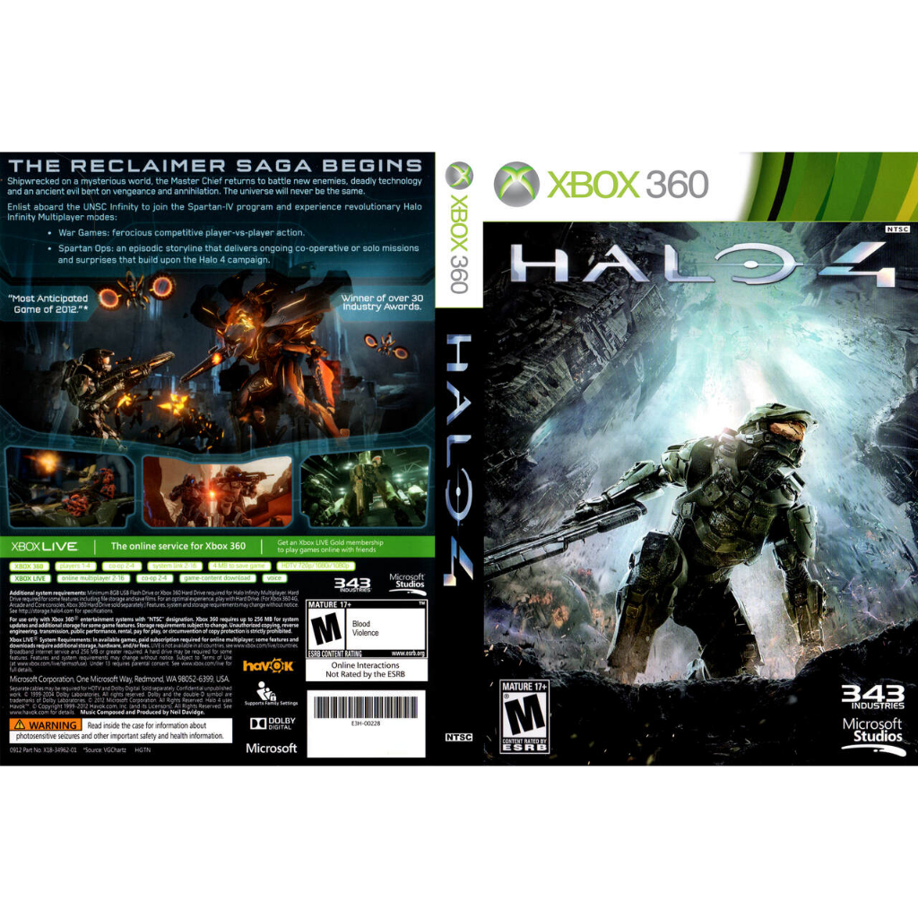 Preços baixos em Xbox 360 Halo 4 Pacote