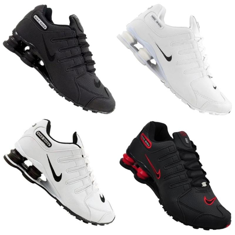 Tênis Shox Nz 4 Molas Masculino Feminino Branco Preto Vermelho