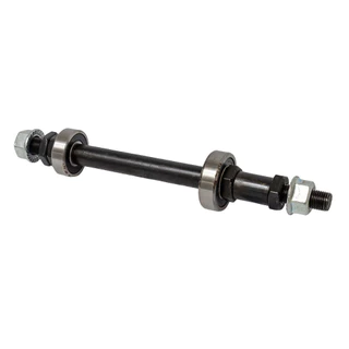 Eixo Traseiro Cubo Com 2 Rolamentos Bike 3/8 x 185mm Bicicleta