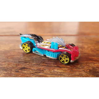 Hot Wheels com Detalhes - Buzzerk Azul e Vermelho - HW Code Cars 2012 (Fora da Embalagem) - 1:64