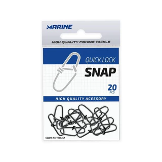 SNAP Quick Lock Marine Sports Para Pesca Pacote 20 Unidades